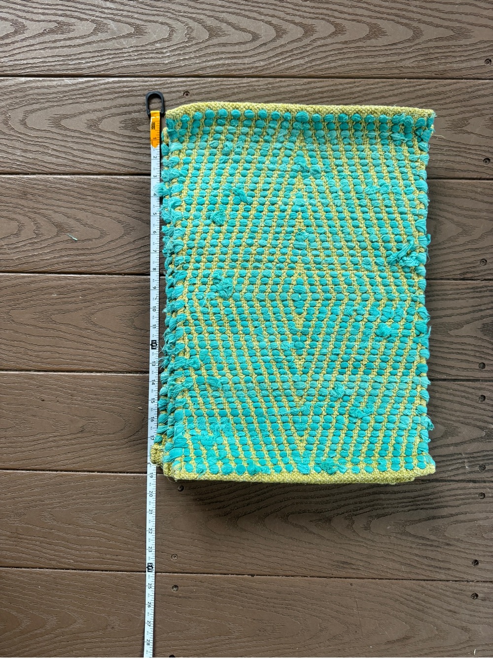 6 Green/Blue Fabric Placemats
